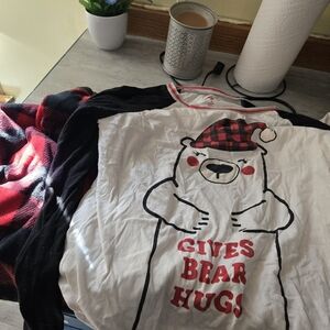 Cute Bear Graphic Long Sleeve Shirt